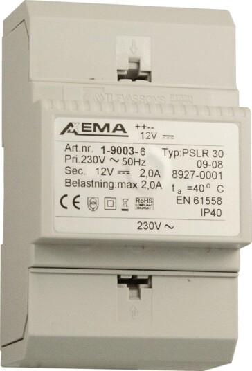 Axema 1-9003-6 Transformator TF6, 12 v, 2 A