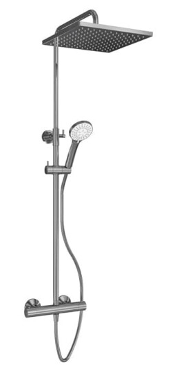Vikingbad Vilde Rainshower Rett Krom