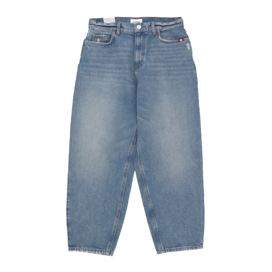 Amish Dame Jeans Blå W28,