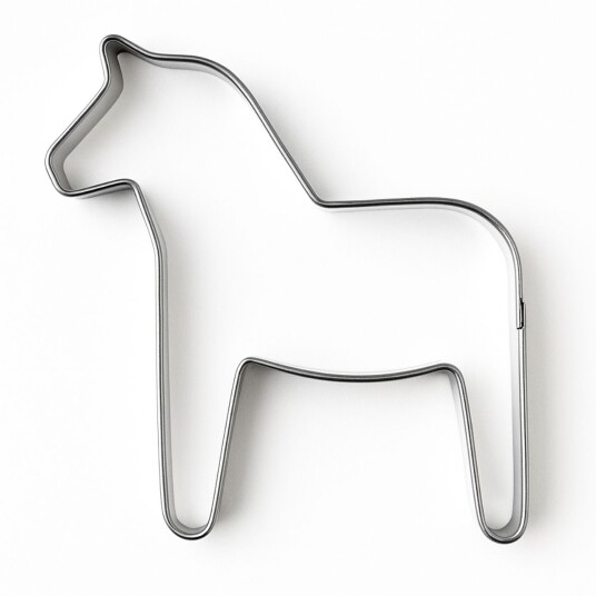 Pepperkakeform Hest Enkel 9 Cm