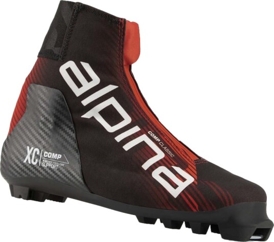 Alpina Unisex Comp Classic 39, Black/Red