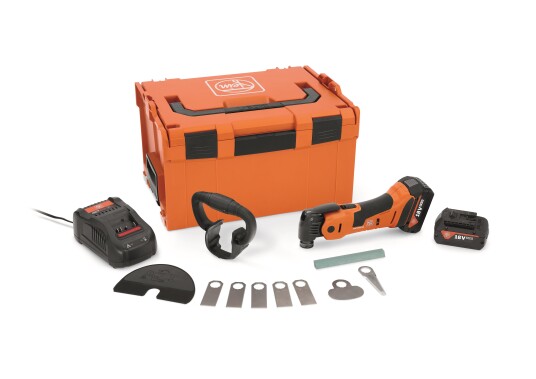 Fein AMM 700 1 7 Q Multiverktøy Med Batteri Og Lader Fein AMM 700 1 7 Q Multiverktøy Med Batteri Og Lader