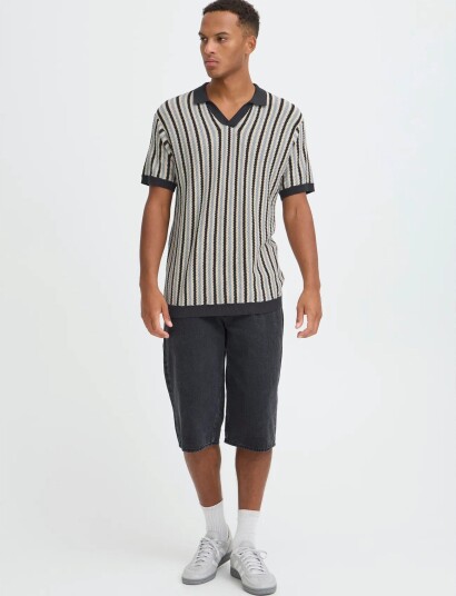 Blend Bhcarly Polo Knit Black XXL