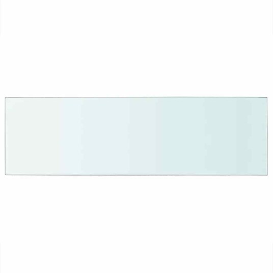 vidaXL Hyllepaneler 2 stk klart glass 80x25 cm vidaXL Hyllepaneler 2 stk klart glass 80x25 cm