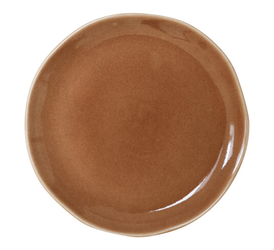Jars Céramistes Maguelone tallerken 26,5 cm Chataigne Jars Céramistes Maguelone tallerken 26,5 cm Chataigne