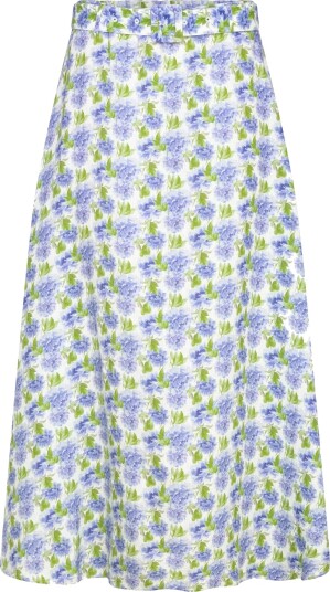 by Ti Mo Linen Maxi Skirt Purple L by Ti Mo Linen Maxi Skirt Purple L