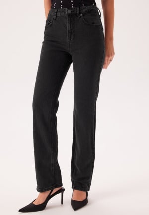 VERO MODA Vmtessa Hr Straight Jeans Black Denim 27/30