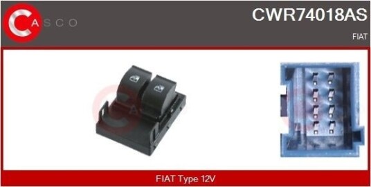 Bryter, vindusheis CASCO CWR74018AS