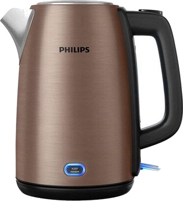 Philips Viva Collection Vannkoker HD9355 1.7L 2060W Kobber Philips Viva Collection Vannkoker HD9355 1.7L 2060W Kobber