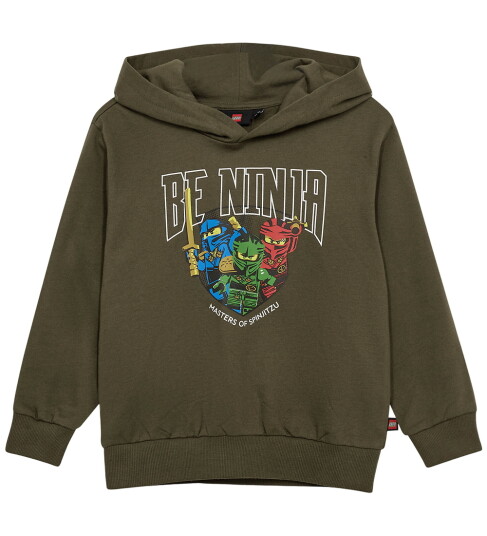 LEGO kidswear Lwsaku 601   Hooded Sweatshirt   Green   134