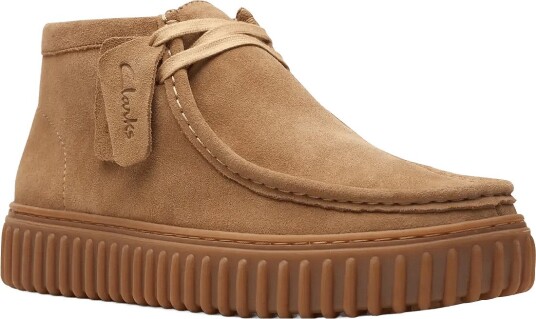 Clarks Torhill Hi G - DARK SAND SUEDE - 42.5