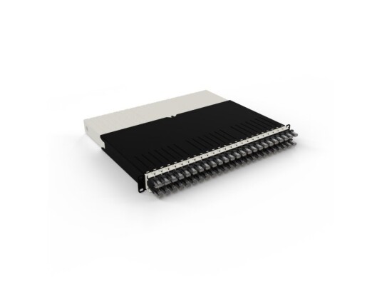 Patchbox One Cat.6A 19" 365Mm Utp Schwarz 0,8 M Cat6a U/Utp Utp Rj-45 Rj-45 Svart