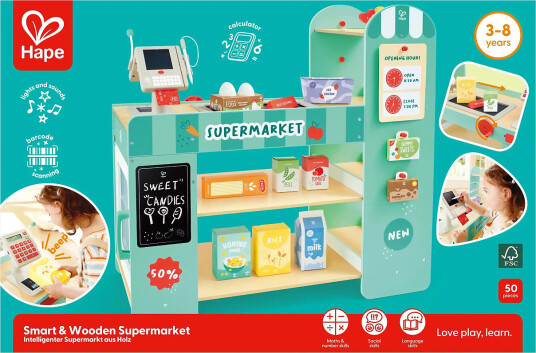 Hape Smart Play Shop Green One Size Hape Smart Play Shop Green One Size