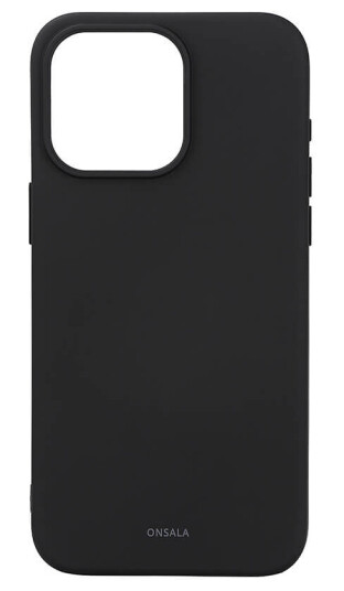 Onsala Silikon MagSeries Deksel til iPhone 15 Pro Max Svart