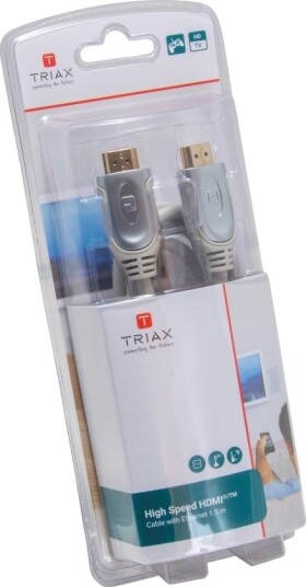 Triax 370715 1,5 M Hdmi Type A Standard Hdmi Type A Standard Audio Return Channel Arc Grå Triax 370715 1,5 M Hdmi Type A Standard Hdmi Type A Standard Audio Return Channel Arc Grå