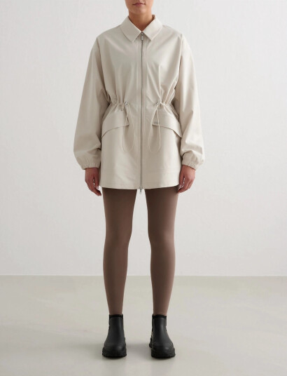 aim´n Waterproof Zip Jacket CreaM
