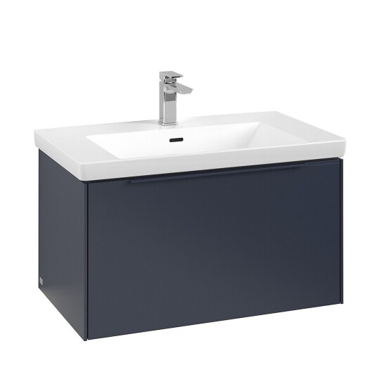 Villeroy & Boch  Subway 3.0 Servantskap m/1 skuff 772x429x478 mm Blå Matt