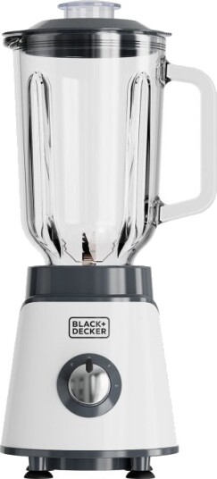 BLACK+DECKER 1000W Blender 1,5L Hvit med Isknusing