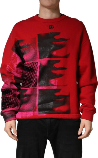 Dolce & Gabbana Herre Gensere & Hettegensere Rød S,