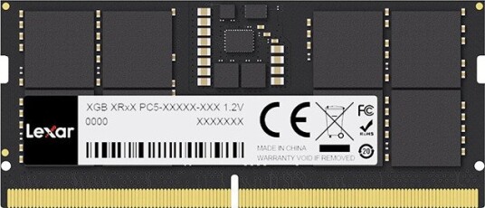 Lexar 8GB DDR5 5600MHz CL46 SODIMM Lexar 8GB DDR5 5600MHz CL46 SODIMM