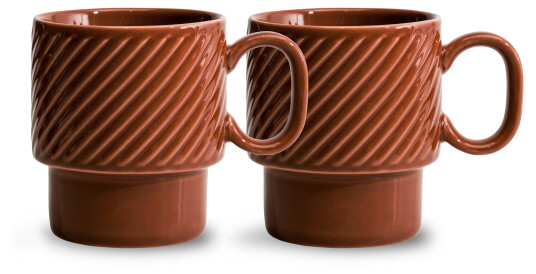 Sagaform Coffee & More kaffekopp 2-pk Terrakotta