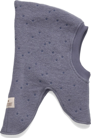 Huttelihut Balaclava All Over Emb. Wool Blue 12/24M Huttelihut Balaclava All Over Emb. Wool Blue 12/24M