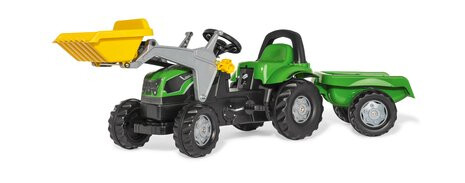 rollytoys rollyKid DeutzFahr med laster og tilhenger rollytoys rollyKid DeutzFahr med laster og tilhenger