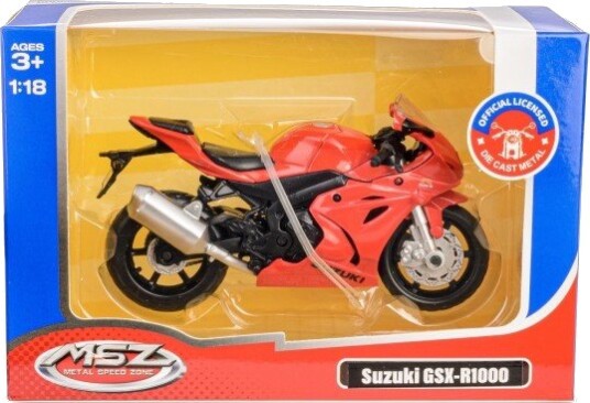 Daffi Modell Msz 1:18 Suzuki Gsx-r1000 Rød 33174 Daffi Modell Msz 1:18 Suzuki Gsx-r1000 Rød 33174
