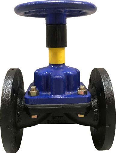 Saunders membranventil type A 1'' stbj flensmembran XE EPDM Saunders membranventil type A 1'' stbj flensmembran XE EPDM