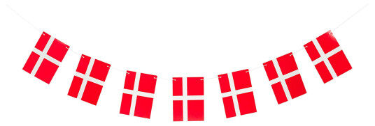 Design House Girlander Det Danske Flagget