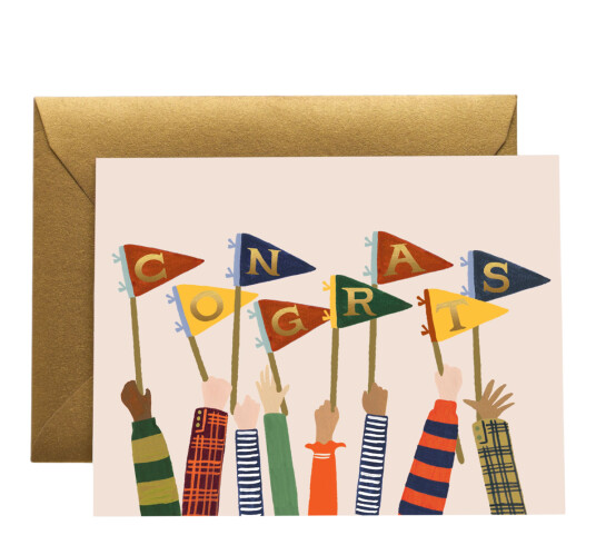 Rifle Paper Co. Kort Congrats Pennants Rifle Paper Co. Kort Congrats Pennants
