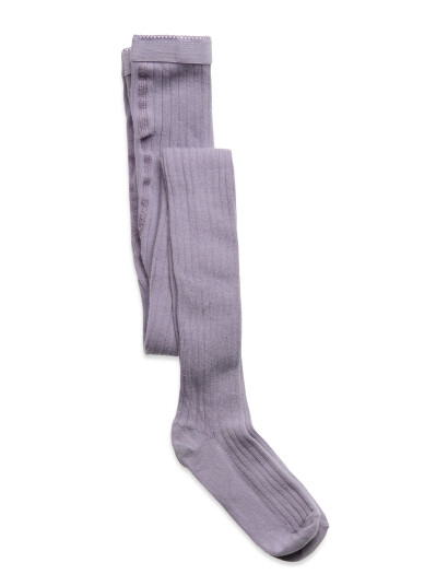 mp Denmark Cotton Rib Tights - Purple - 68/74
