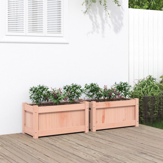 Hageplantekasse 2 stk heltre douglasgran
