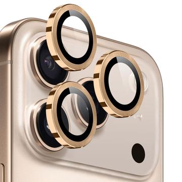 Northjo iPhone 17 Pro/17 Pro Max kameralinsebeskyttelsessett Gull