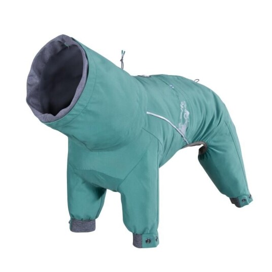Hurtta Mudventure ECO hundedekken 35M i Peacock-farge av resirkulert materiale