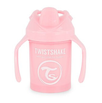 Mini Kopp Twistshake Pastell Rosa - 230ml 4+m
