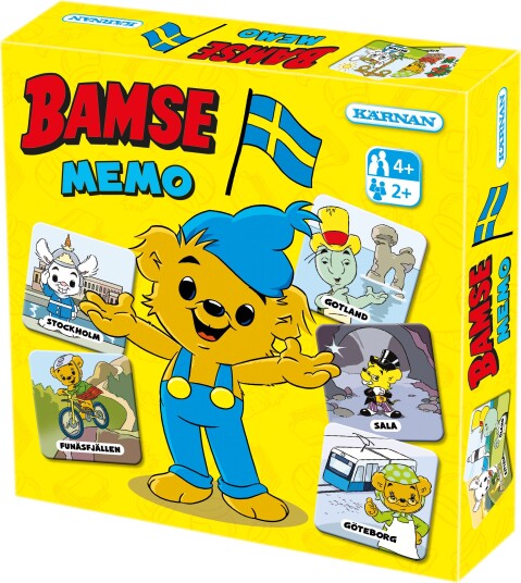 Kärnan Bamse Sverige Memospill Kärnan Bamse Sverige Memospill