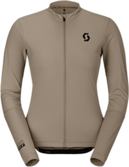 SCOTT Endurance sykkeltrøye lange ermer beige/hvit dame