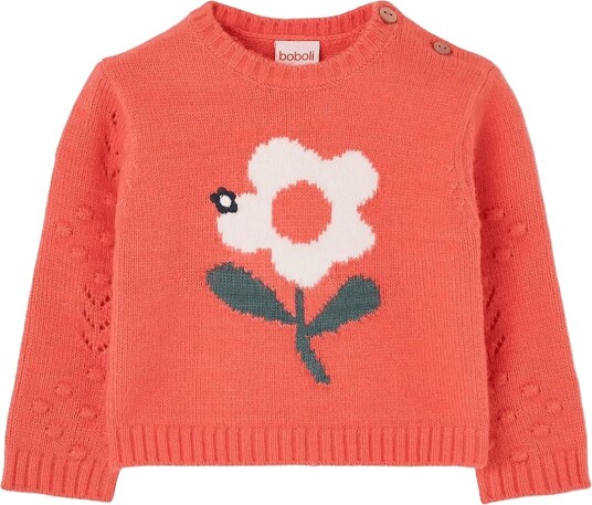 Boboli Knitwear Pullover For Girl   CORAL   122