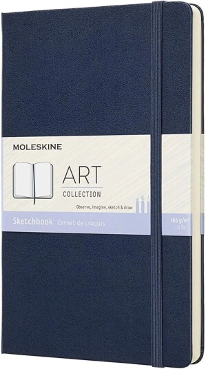 Moleskine Art Coll Sketchbook L Saph Bl