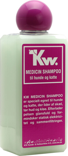 KW Medisinsk Hundesjampo 200 ml mot Flass og Tørr Hud KW Medisinsk Hundesjampo 200 ml mot Flass og Tørr Hud
