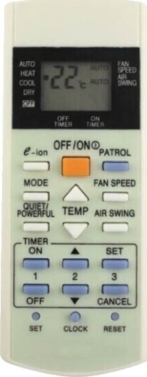 Fjernkontroll for Panasonic klimaanlegg AT75C3298