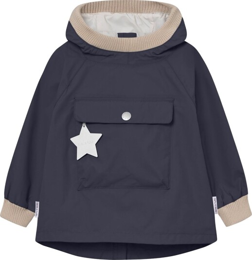 Mini A Ture Sommerjakke MatBaby Vito Anorak Ombre Blue Mini A Ture 74 Sommerjakke Blå