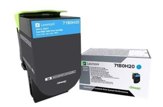 Lexmark X417 - Laser toner Blå