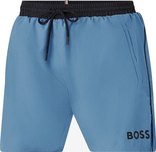 BOSS Badebukse Starfish Blå