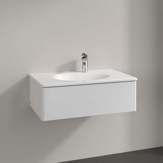Villeroy & Boch Antao Servantskap med 1 skuff 78,8x49,6x25,6 cm m/lys Hvit Høyglans