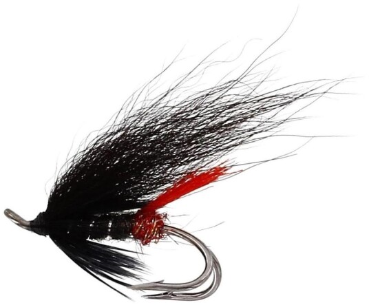 Unique Flies Red Butt Vmc 8909 #8 Double Black/red