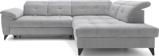 Inferne 5 seters Sofa med Sjeselong   Grå