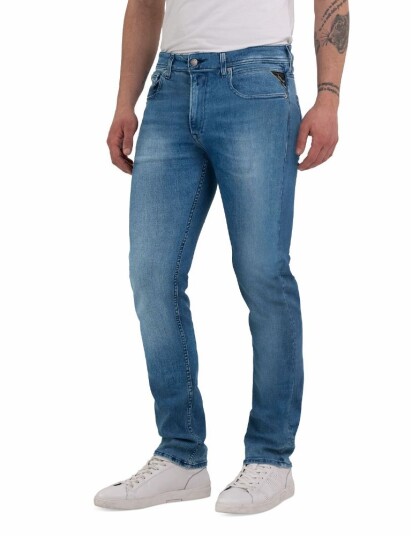 Replay grover power stretch jeans blå Replay grover power stretch jeans blå