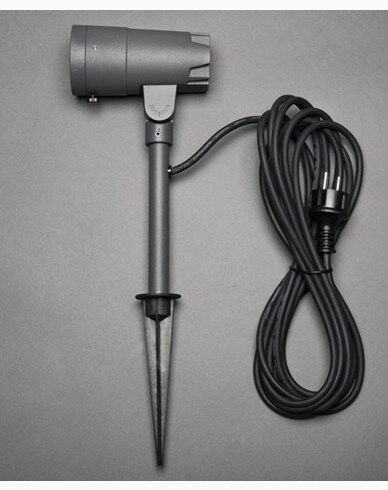 Konstsmide Andria Markspyd High Power LED 8W grå Justerbart lysbild. 7860-370